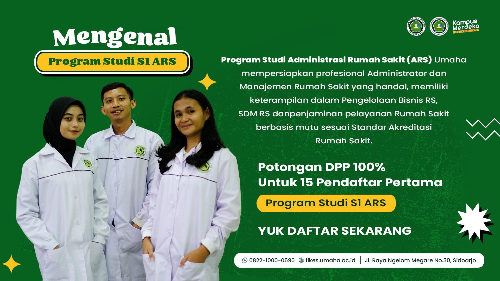 Mengenal S1 Administrasi Rumah Sakit UMAHA