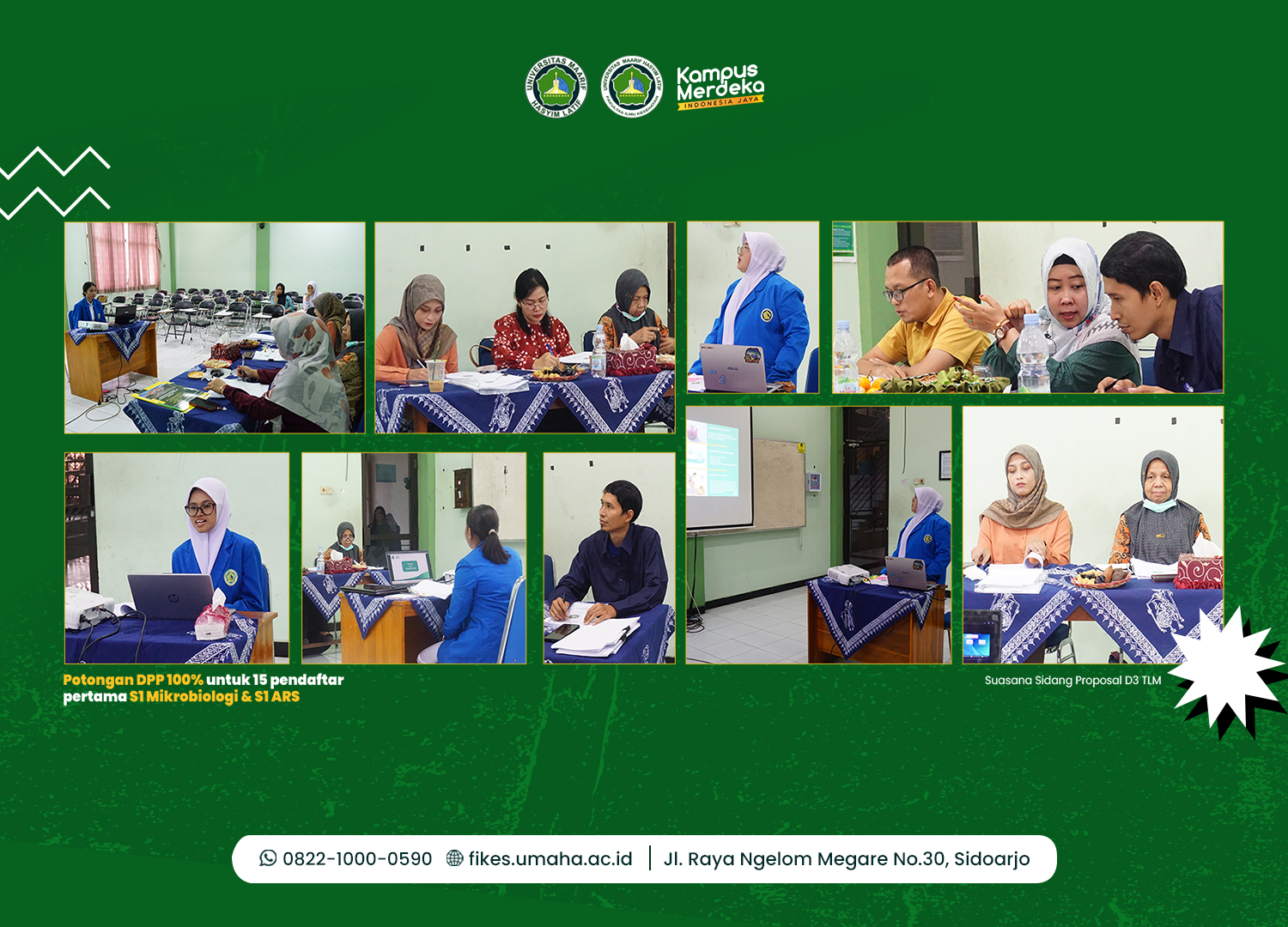 Sidang Proposal D4 TLM Berjalan Lancar