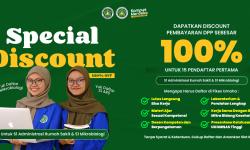 Diskon Khusus DPP 100% untuk 15 Pendaftar Pertama Program S1 Mikrobiologi dan S1 Administrasi Rumah Sakit